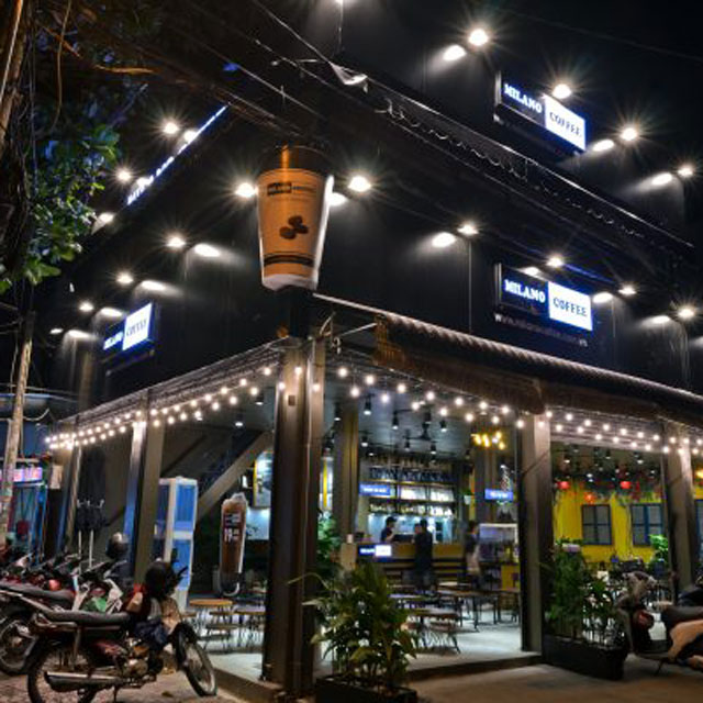 Loa cho chuỗi milano coffee