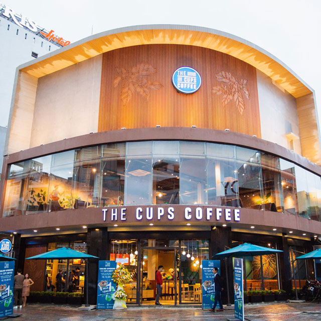 Loa cho chuỗi the cup coffee