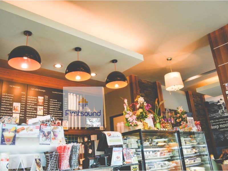 Bố trí loa cho quán cafe