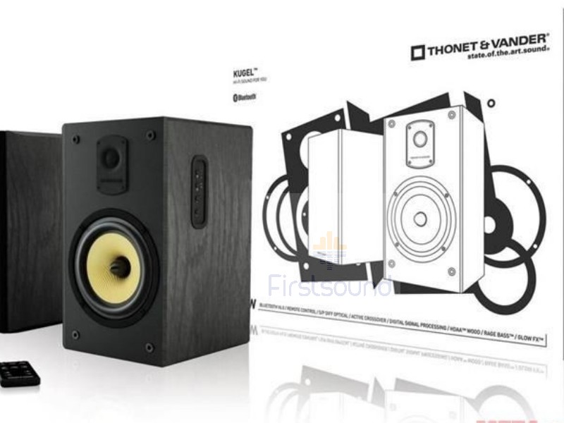 Mặt bên của loa bluetooth Thonet & Vander M6 STUDIO mang tính thẩm mỹ cao Loa bluetooth Thonet & Vander M6 STUDIO