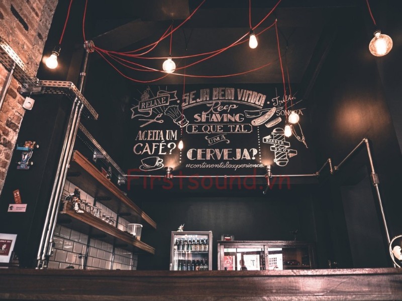 Đèn trang trí cho quầy bar quán cafe Ánh sáng cho quán cafe-Điều tạo nên điểm nhấn cho không gian của bạn