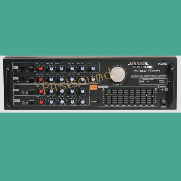 Amply jarguar KMS-303E classic được trang bị thêm một số tính năng mới như tự động cân bằng âm thanh
