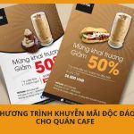 Cách khuyến mại cho quán cà phê