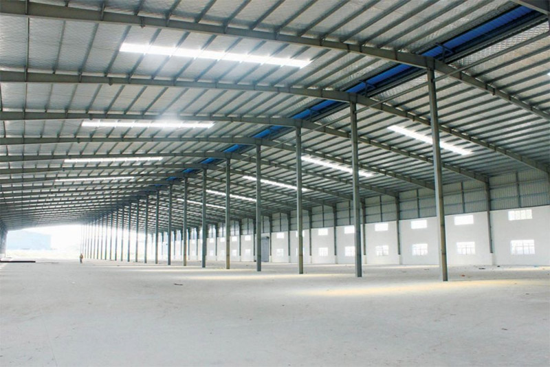Nhà xưởng nhỏ tường kết hợp mái tôn