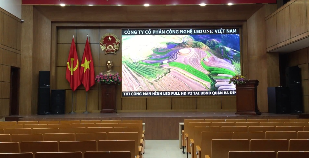 Chuyên tư vấn, báo giá và lắp đặt màn hình led hội trường, sân khấu 