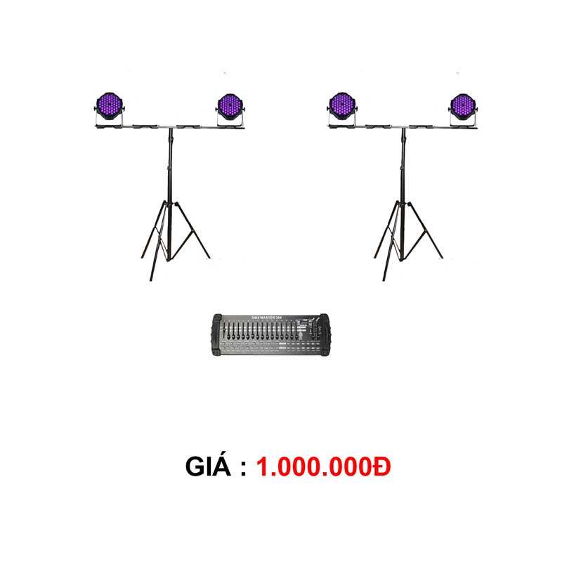 Dàn thiết bị ánh sáng cho thuê tiệc 50-100 khách