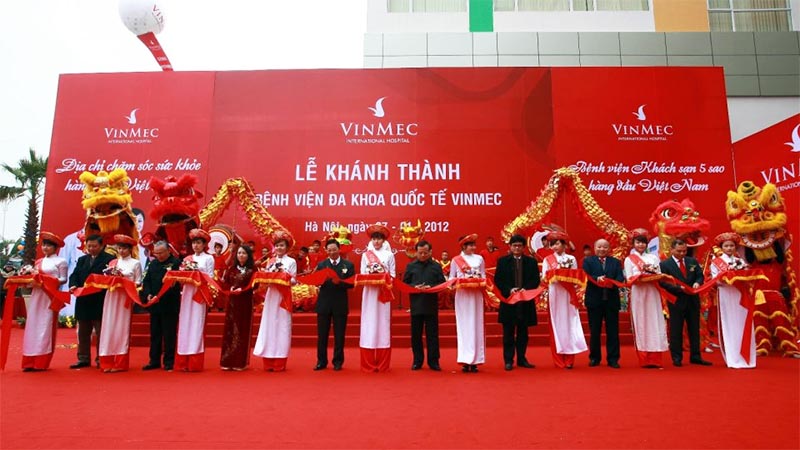 Lễ khánh thành bệnh viện đa khoa quốc tế Vinmec