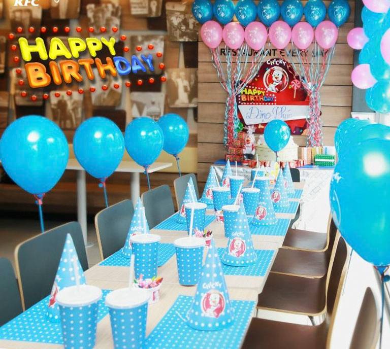 Đơn vị được thuê tổ chức tiệc sinh nhật cho bé sẽ làm những gì?