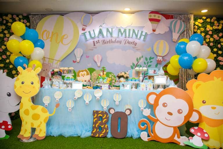 Mẫu Backdrop trang trí tiệc sinh nhật