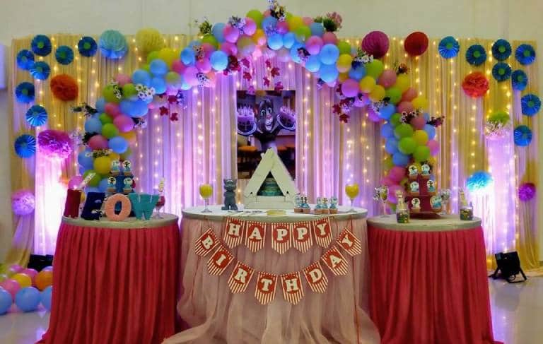 Trang trí tiệc sinh nhật cho bé tại nhà