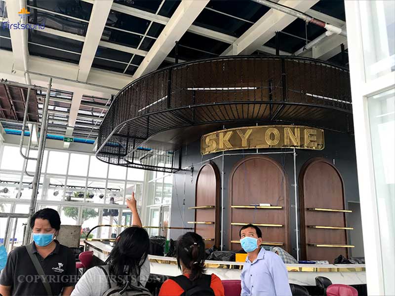 Lắp đặt âm thanh ánh sáng SkyOne - Skybar & Lounge-8