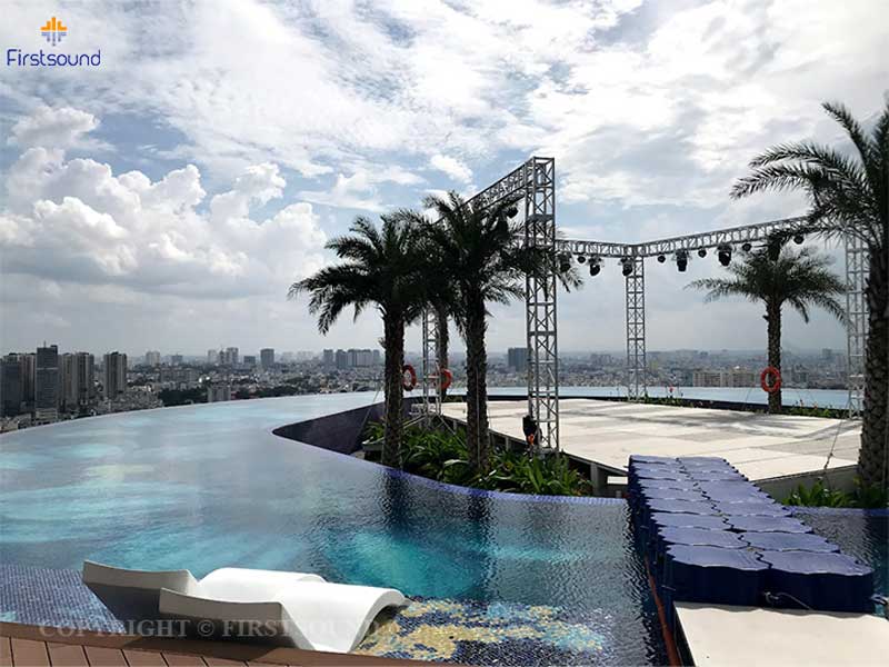 Lắp đặt âm thanh ánh sáng SkyOne - Skybar & Lounge-3