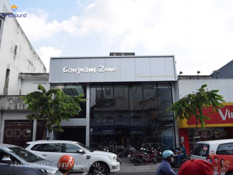 loa nhà hàng của Firstsound lắp đặt cho quán Gang nam zone