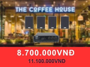 Gói combo hệ thống âm thanh cho quán cafe dưới 100m2