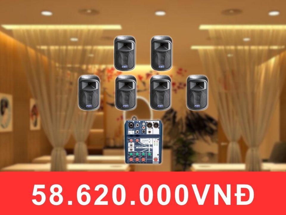 Combo loa treo tường Vip dành cho spa