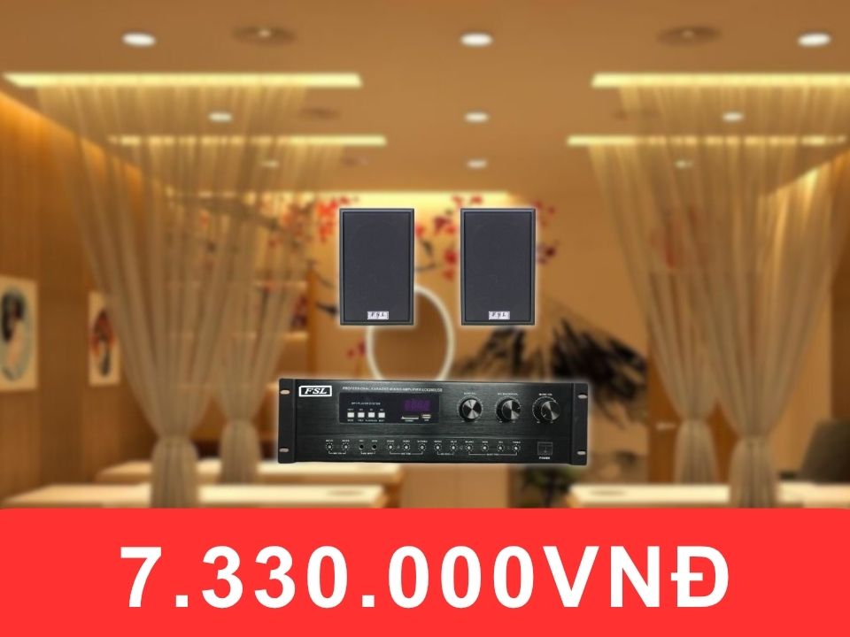 Loa treo tường FSL V25 cho spa diện tích dưới 50m2