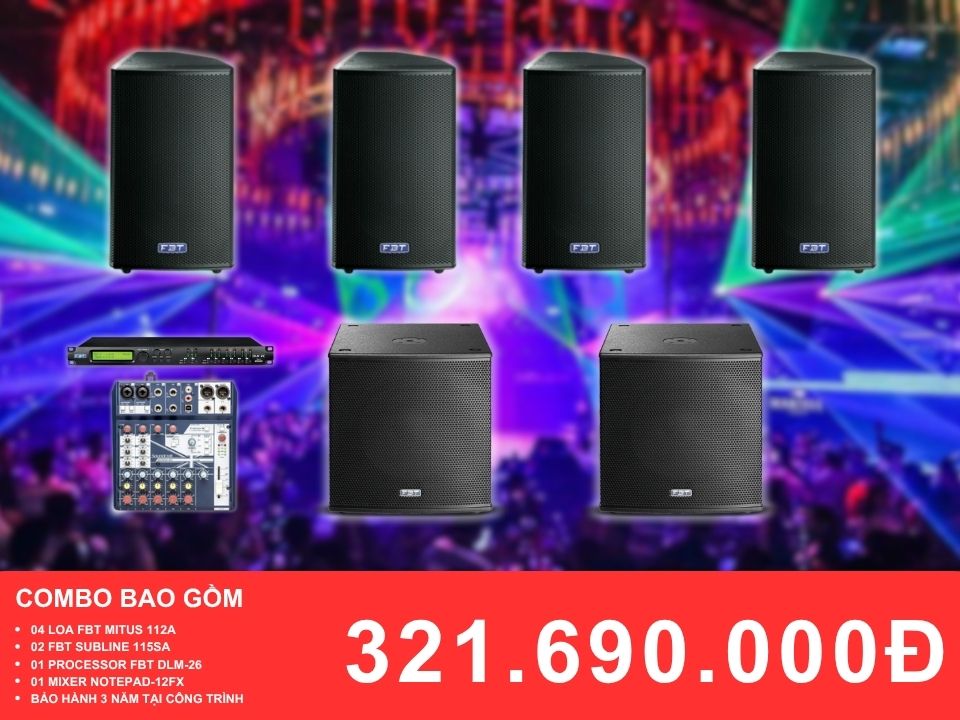 Combo cao cấp dành cho quán bar
