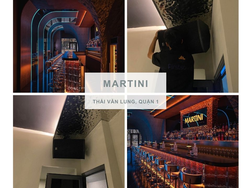 Loa cho martini bar