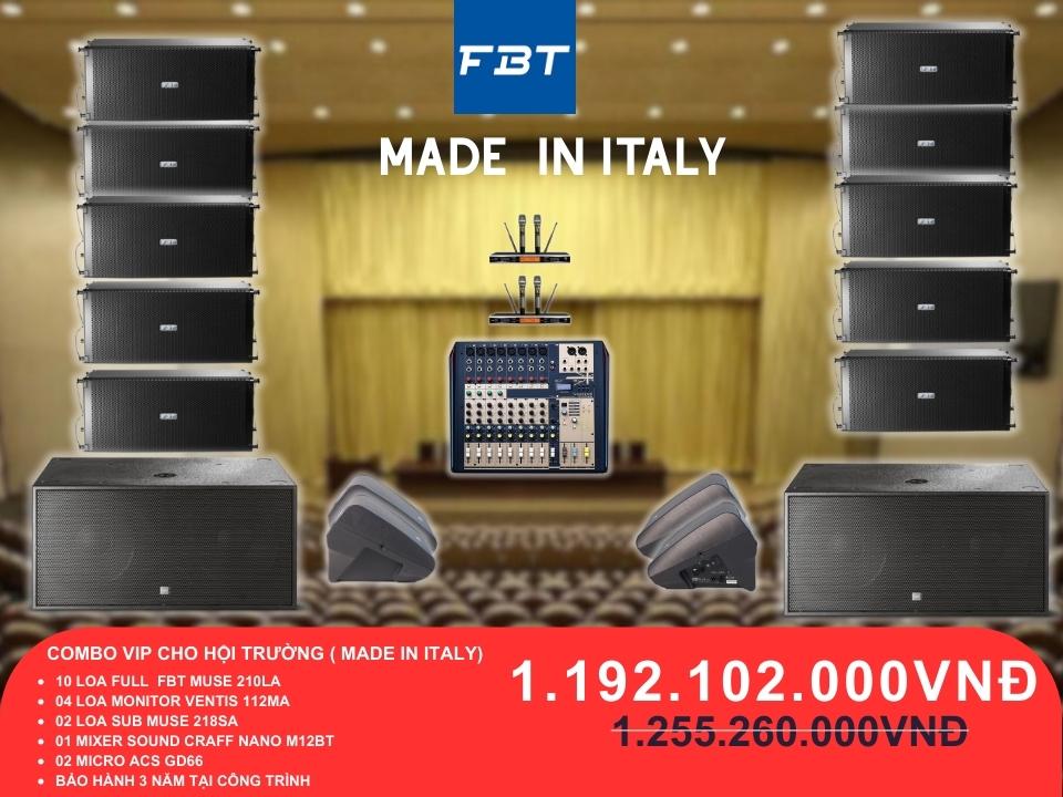 Combo cao cấp made in Italy dành cho hội trường