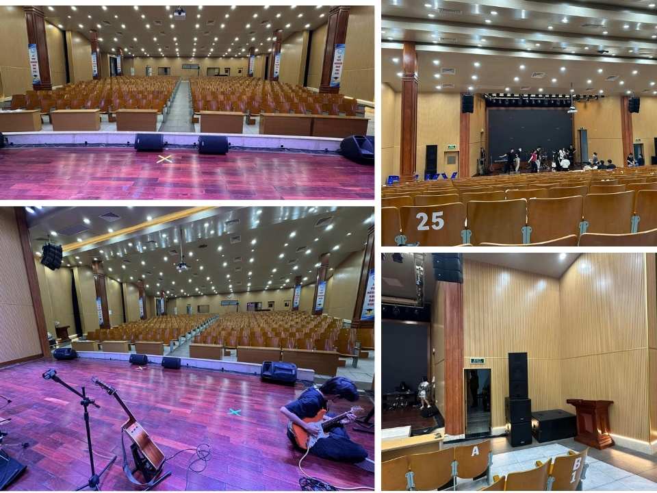 Loa cho hội trường Đại học Y TPHCM-2