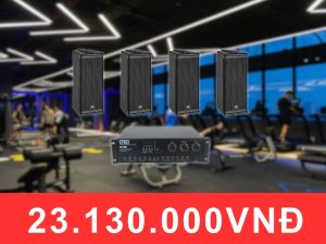Gói combo loa FSL F205T cho phòng gym dưới 100m2