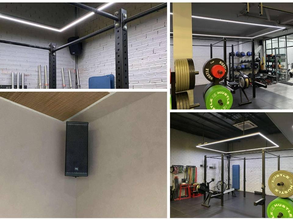 Loa cho phòng GYM HUSTLE Hai Bà Trưng