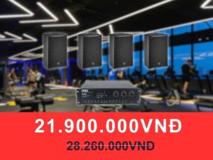 Gói âm thanh cho phòng gym dưới 100m2