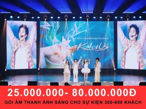 Gói âm thanh ánh sáng cho sự kiện 300-600 khách