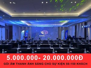 Gói cho thuê âm thanh ánh sáng cho sự kiện từ 50-150 khách