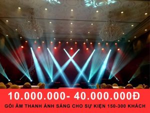 Gói cho thuê âm thanh ánh sáng sự kiện 150-300 khách-1