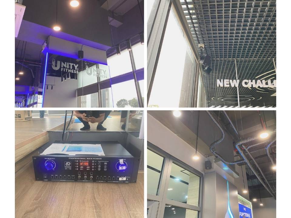 Loa cho phòng gym Unity Phạm Văn Đồng
