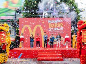 Cho thuê âm thanh ánh sáng sự kiện khai trương Mcdonald's Đa kao-1
