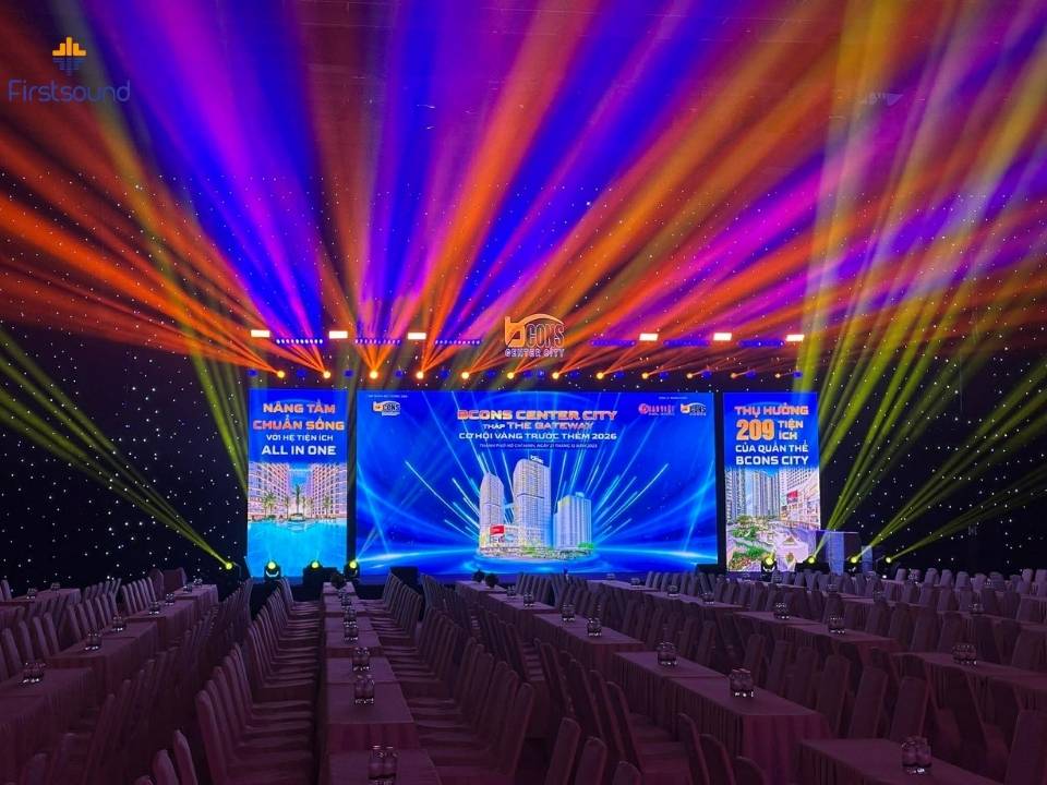 Cho thuê âm thanh ánh sáng tại lễ ra mắt Bcons tại White palace